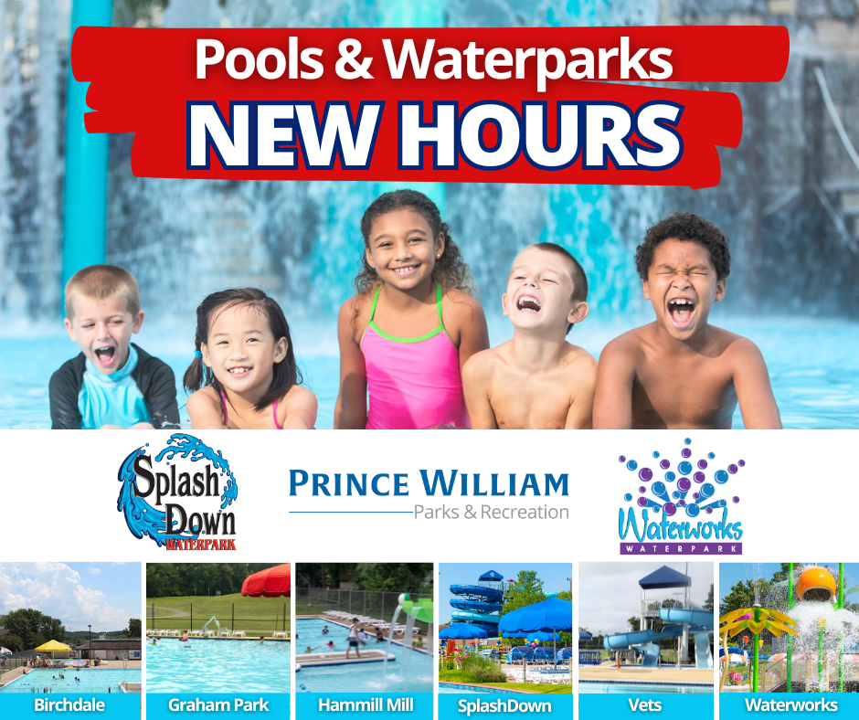 Pools Waterparks New Hours