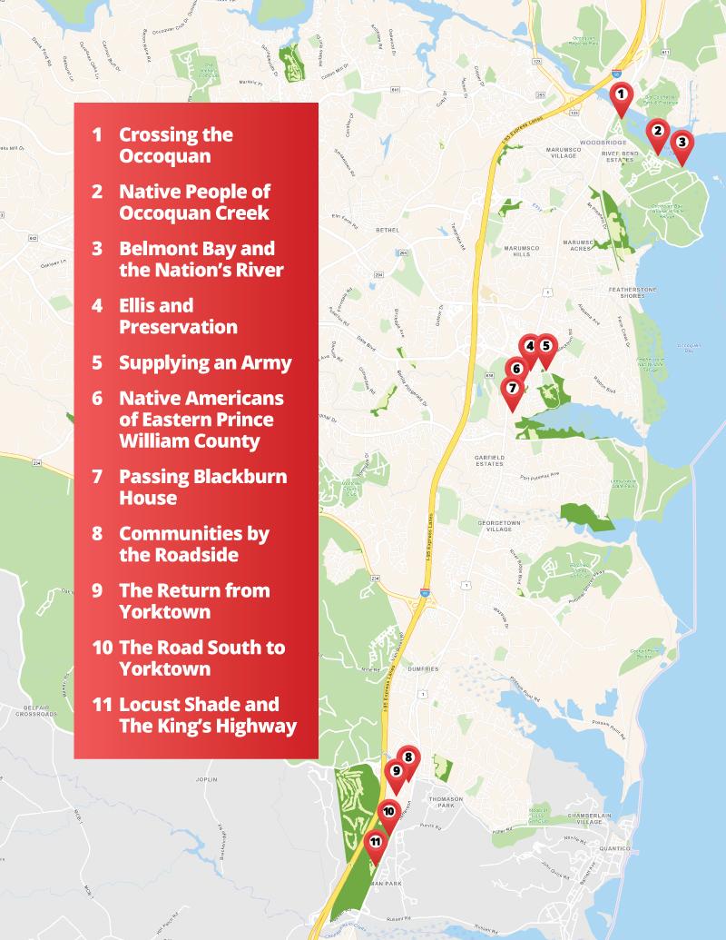 Kings Highway Map 