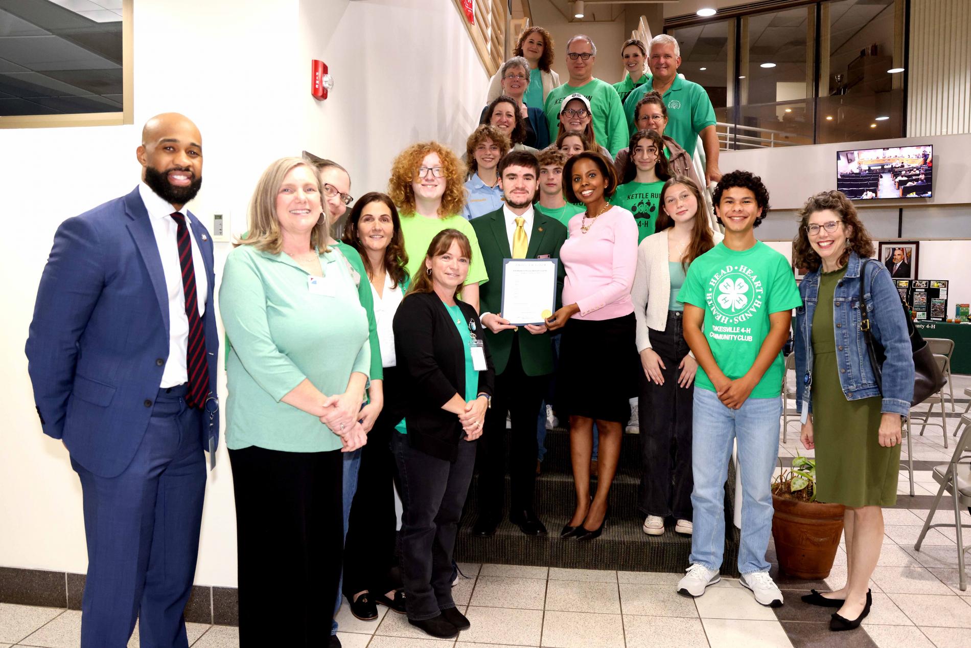 National 4-H Week at the Prince William Board of County Supervisors