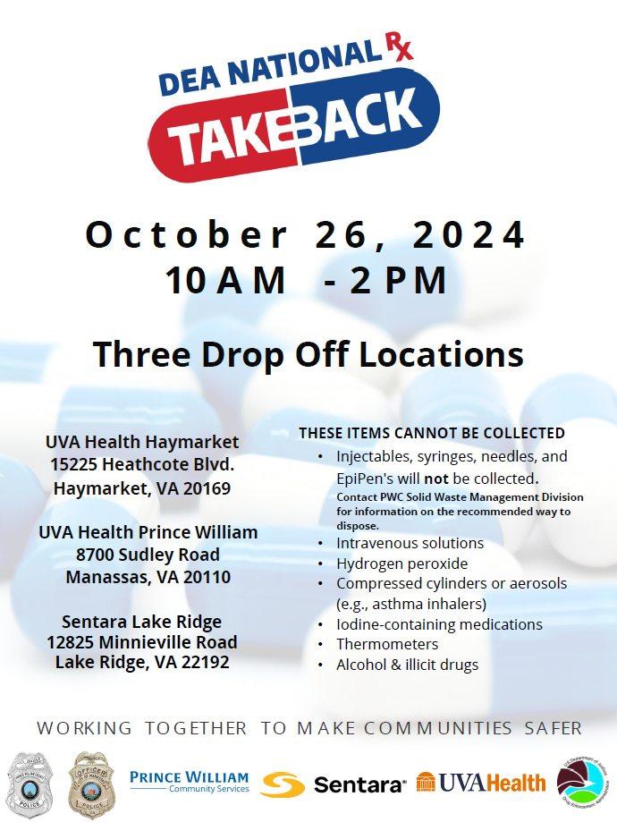 Drug Take Back Day October 2024